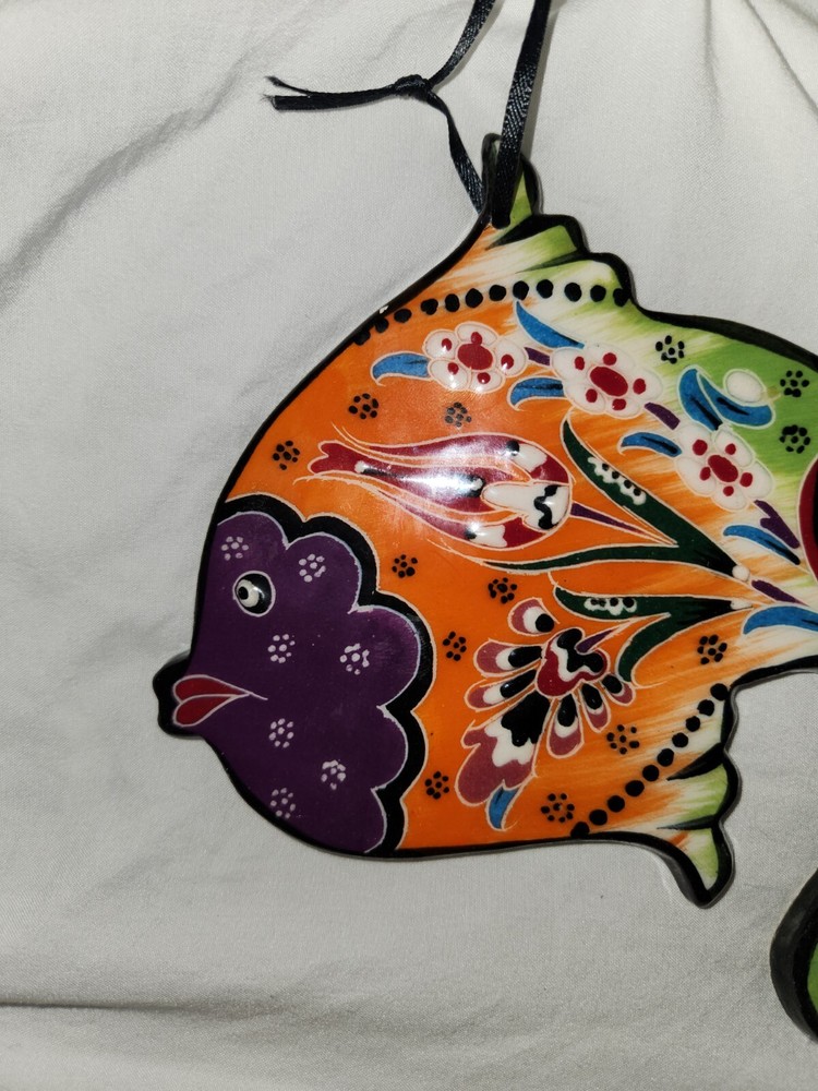 Kutahya Cini Fish Wall Hanging