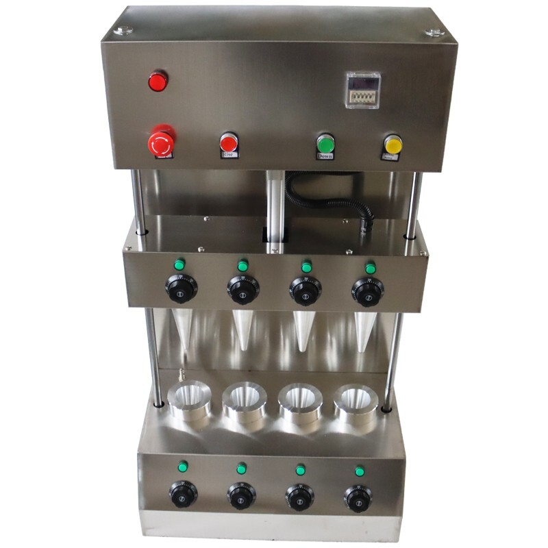 110V Conical Pizza Cone Forming Machine & Rotational Pizza Oven Backing Machine