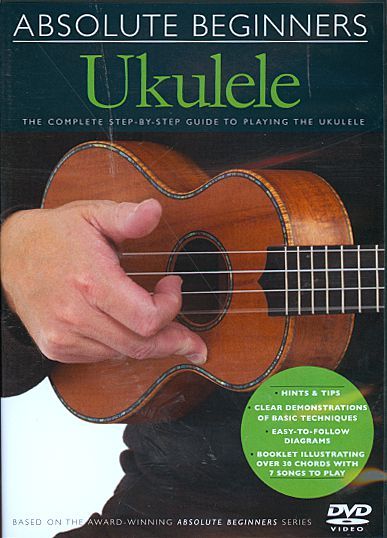 ABSOLUTE BEGINNERS UKULELE BEGINNER NEW DVD
