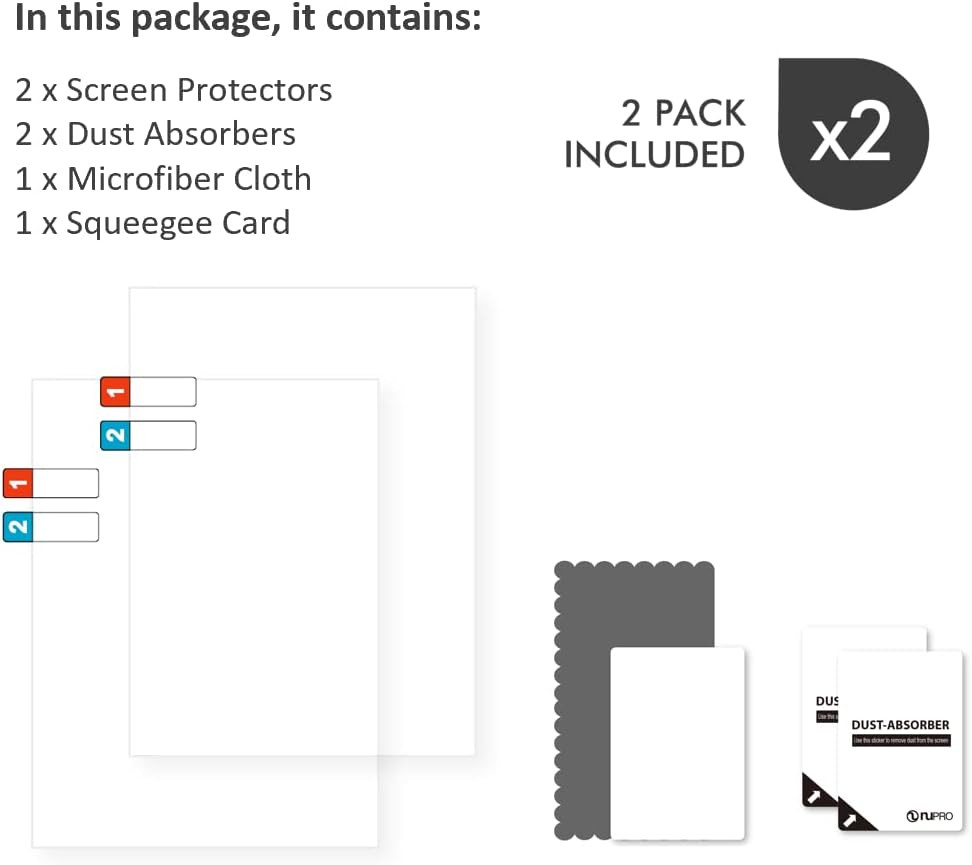 Antiglare Screen Protector (2 Pack), for Amazon Kindle (2022 & 2024 Releases)