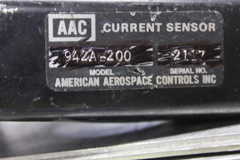 AAC CURRENT SENSOR 942A-200 **WARRANTY INCLUDED**
