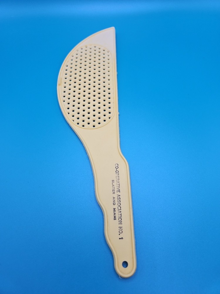 Vintage Yellow Handle Pot Pasta Strainer