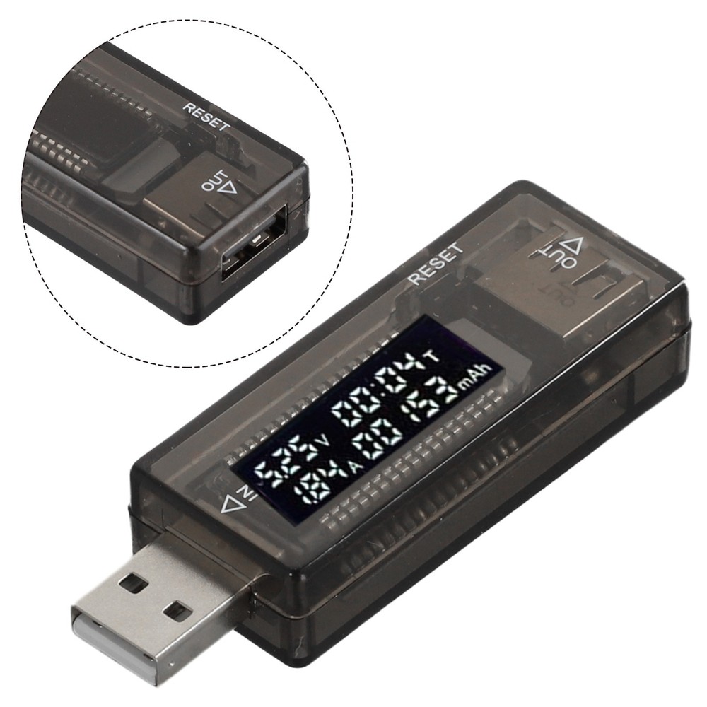 Durable USB Detector LCD LCD Display Power Capacity Tester Multimeter