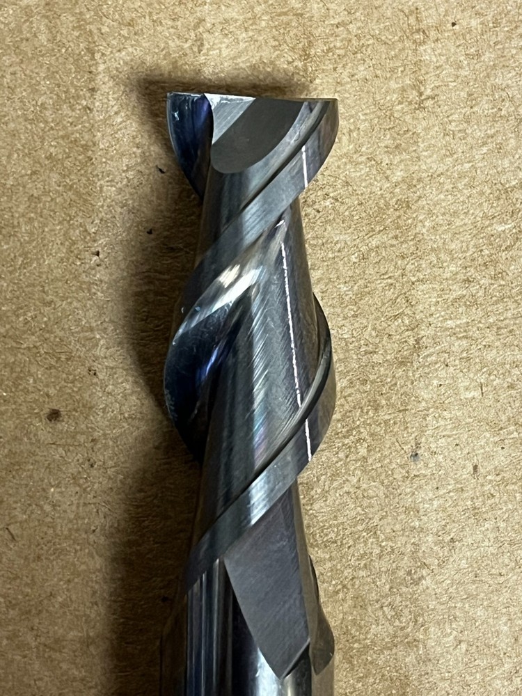 Carbide endmill 2 flute half inch dia.