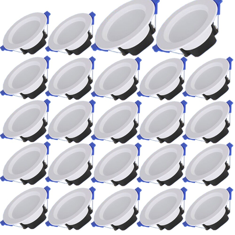 10~30pcs Dimmable LED Downlight 5W Spotlight Recessed Ceiling Panel Light