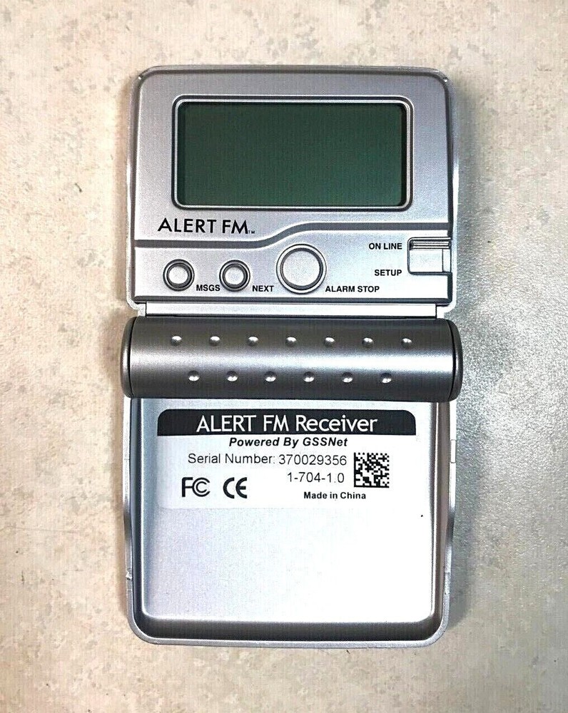 GSSNet ALERT FM Emergency Warning Receiver