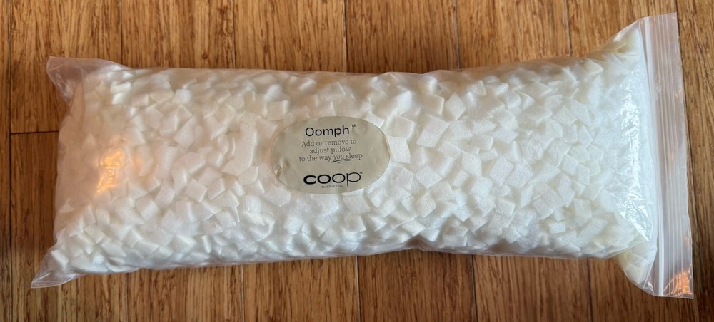 Coop Sleep Goods Oomph Adjustable Pillow Fill Extra Foam Insert Replacement