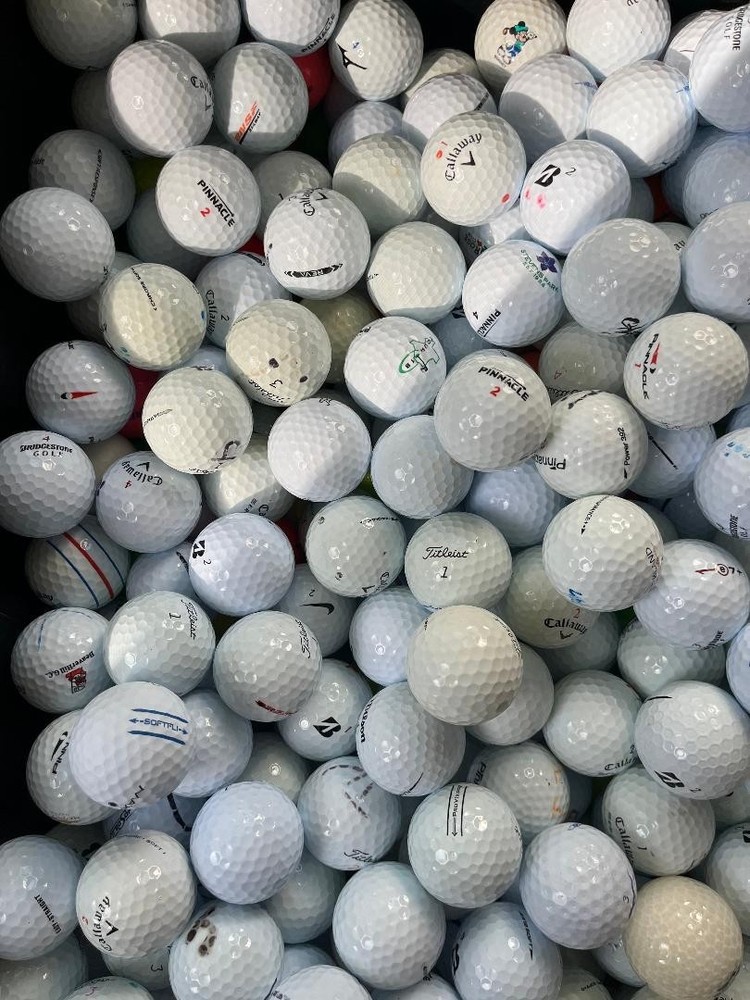 100 Assorted Practice Mix Used Golf Balls
