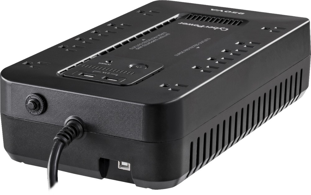 CyberPower - 950VA Battery Back-Up System - Black