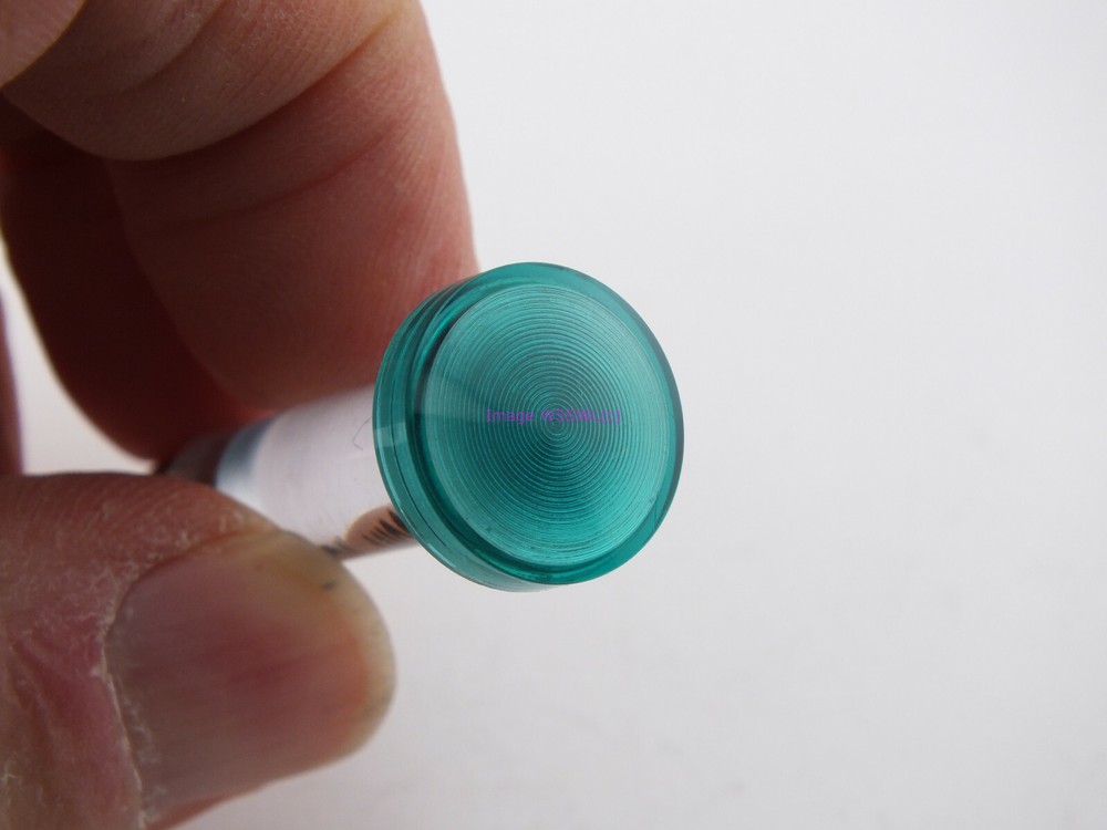 Panel Mount Turquoise (Green) Lens Light Tube - Ham Project Building