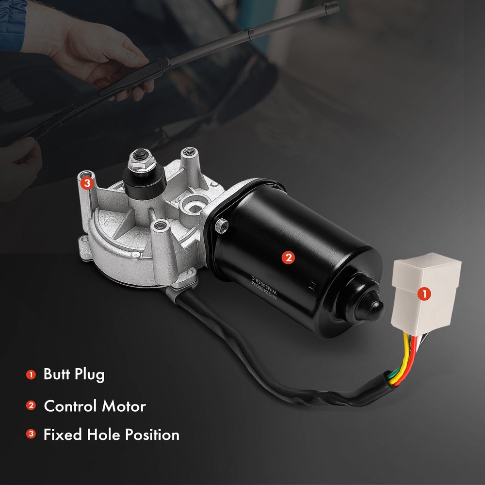 Front Side Windshield Wiper Motor for Freightliner FL70 FL80 Left-Hand E-008-058