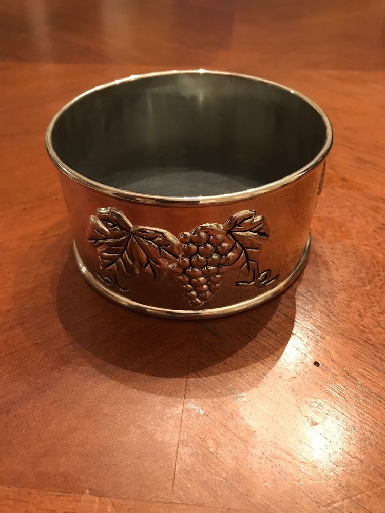 International Silver Company Silver Plated Wine Caddy Coaster