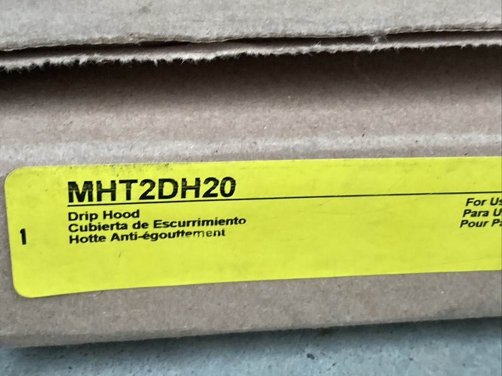 Square D Panelboard Driphood Kit Schneider Electric MHT2DH20 New