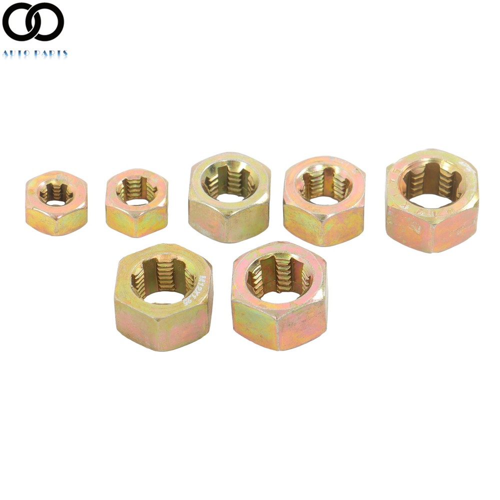 15-Piece Metric Thread Chaser Set M6 M8 M10 M12 Thread Restorer Tool Thread Ret