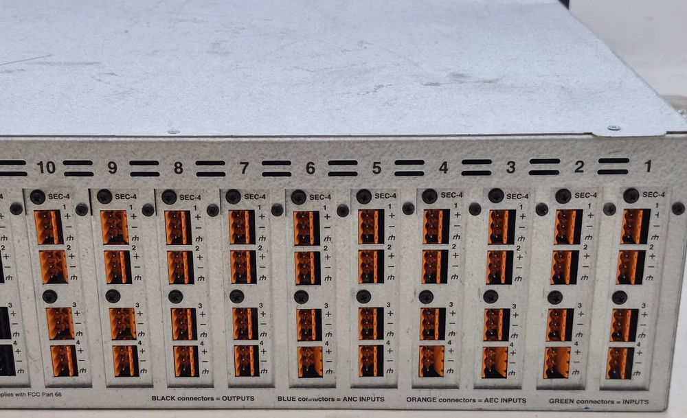 Biamp Tesira SERVER-IO w/ 14 Cards (Read Description)