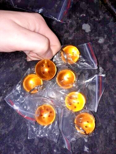 Dragon Ball Orange Keychans Set (7 Keychains)