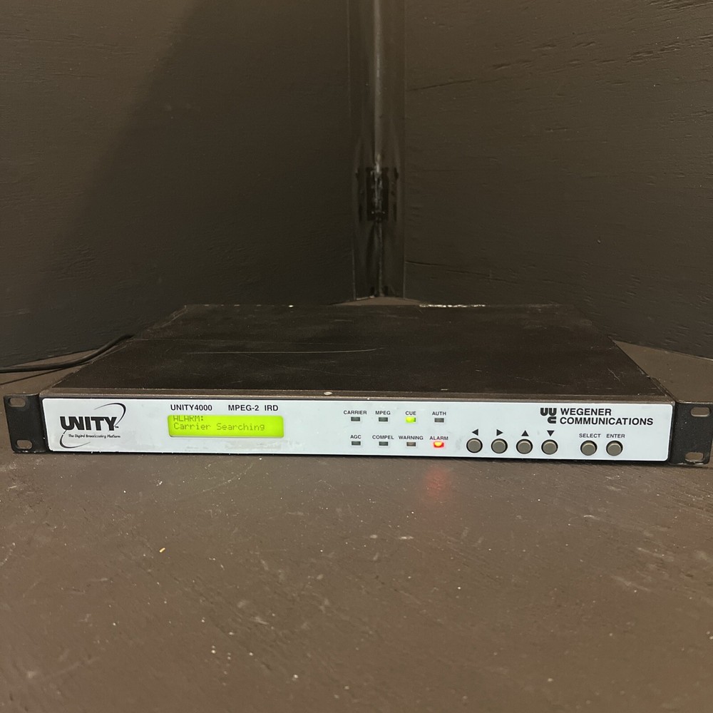 Wegener Communications Unity 4000 MPEG-2 IRD Receiver