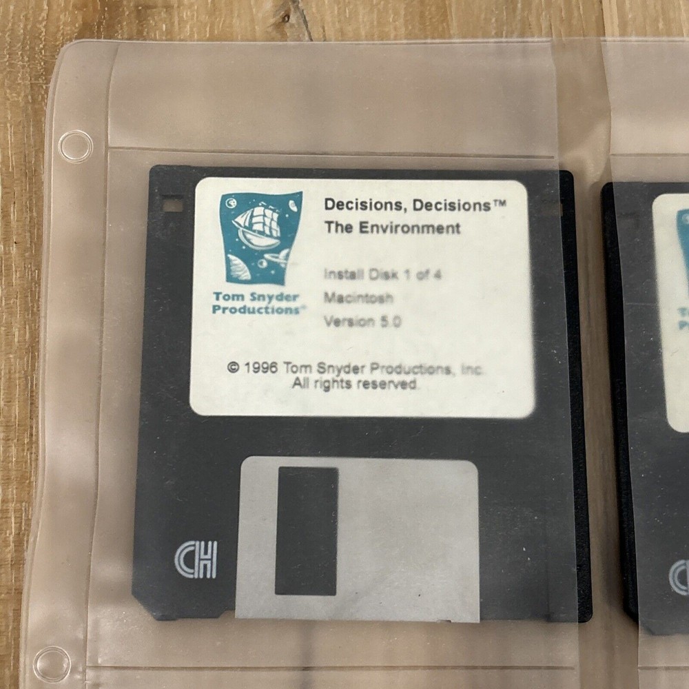 Tom Snyder Decisions Decisions: The Environment - Mac Discs & Accessories