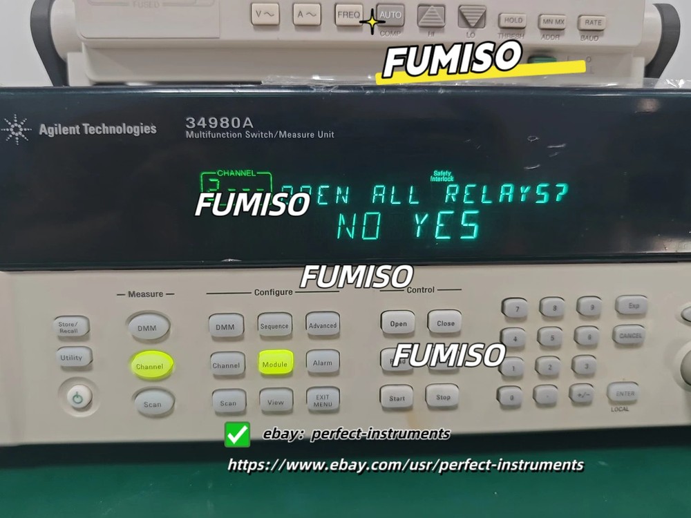 Keysight Agilent 34980A Multifunction Switch Measurement Unit.#per