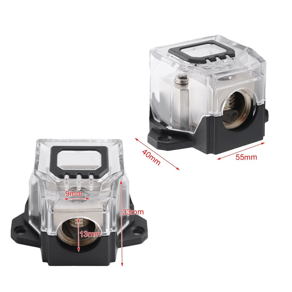 Easy Installation 2 Way Power Distribution Block with Secure Connection