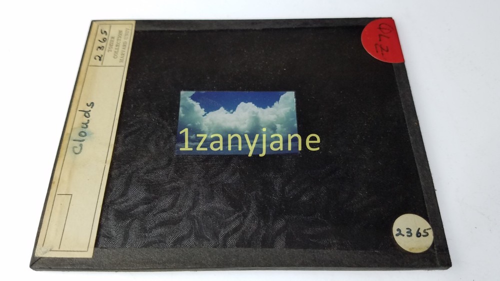 QLZ Glass Magic Lantern Slide Photo 2365 CLOUDS