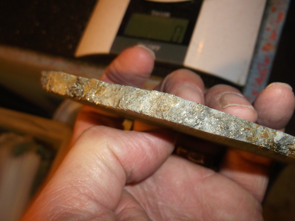 Gold, silver, copper, 110 grams samples ,ore high grade .
