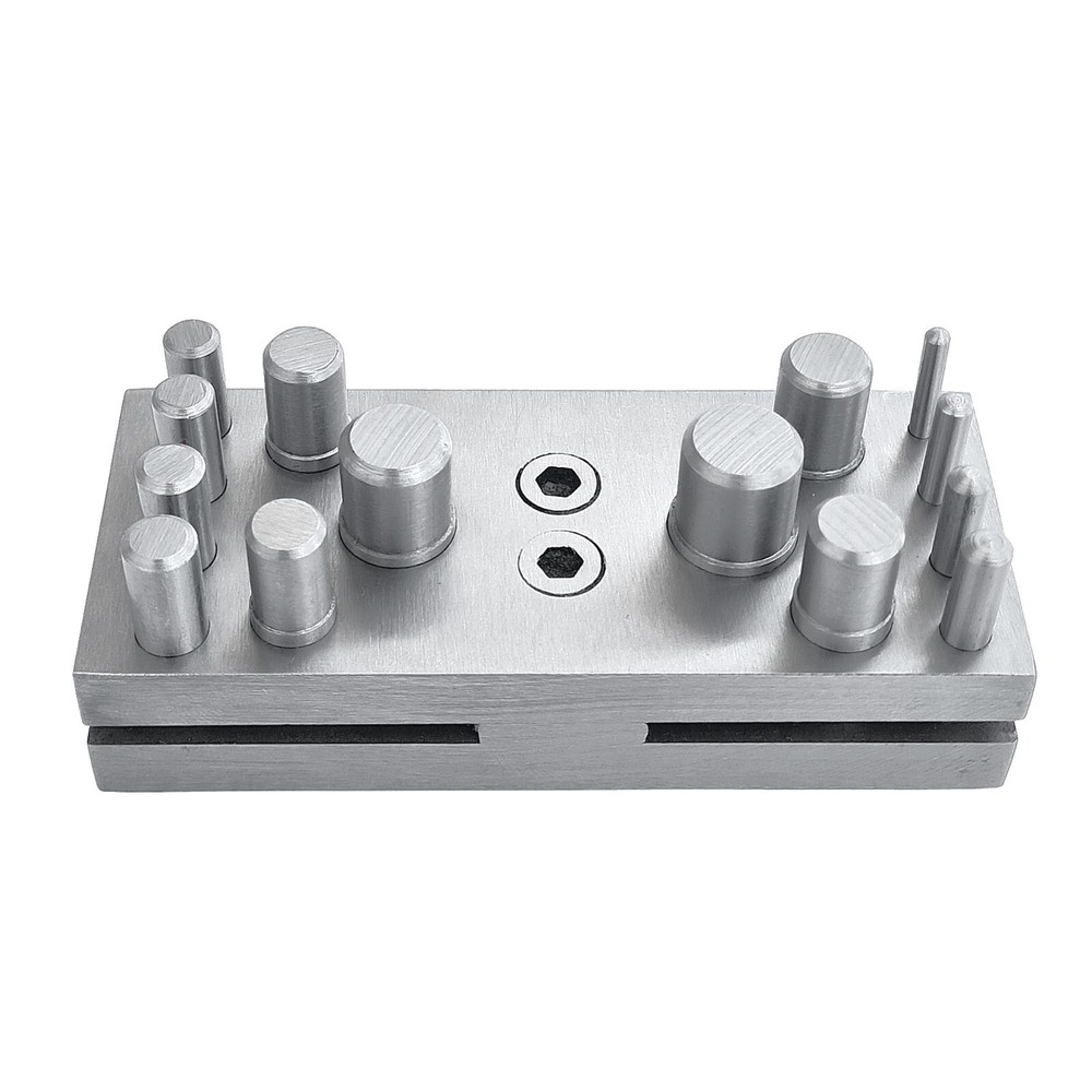 Disc Cutter Circle Shape with 14 Round Punches Size 1/8"- 5/8"