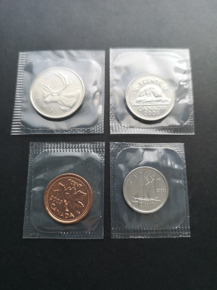 ***  CANADA  2003 P  UNCIRCULATED  COINS  SET  ***  PROOF  LIKE  ***