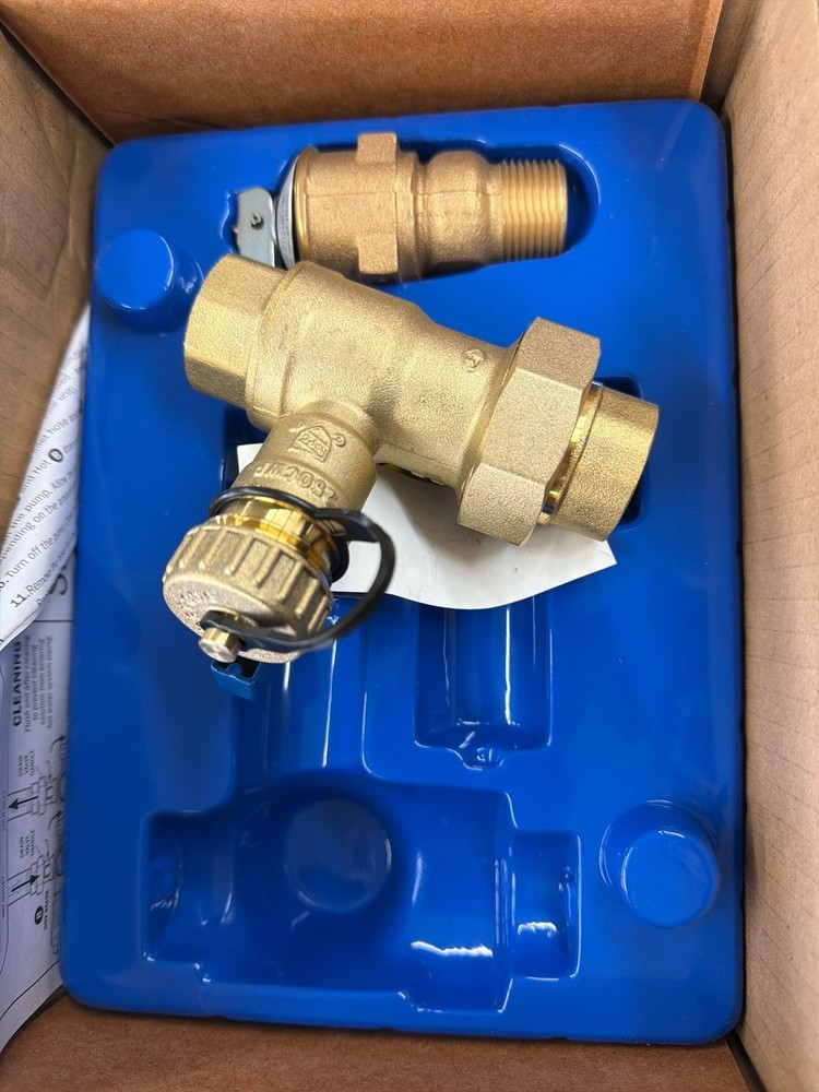 Webstone 3/4 in. EXP Ultra-Compact Tankless Water Heater Valve Kit, Brass Valves