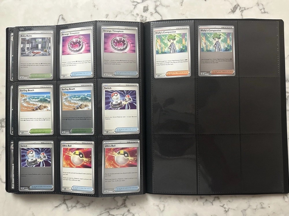 Mega Evolutions - Complete Base Set - C,U,R,RR and Reverses - With Binder