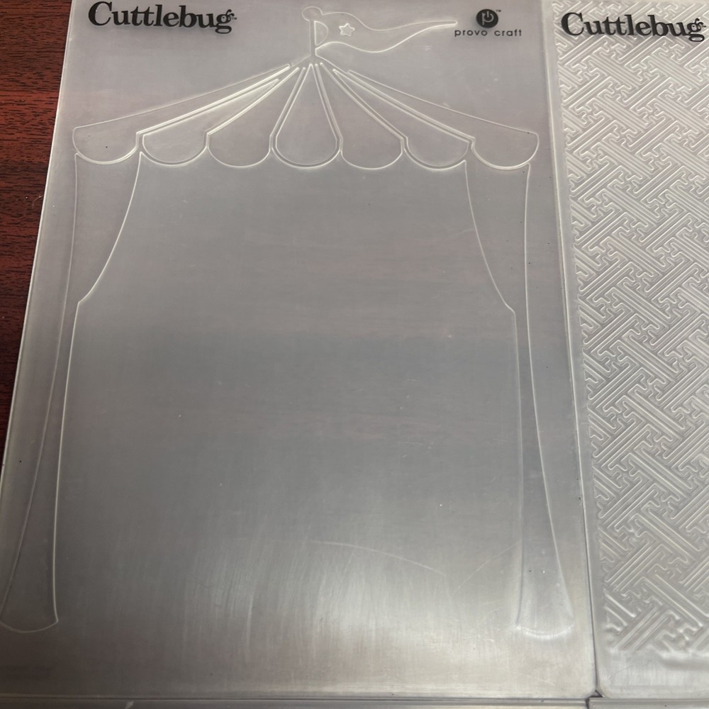 Cuttlebug Embossing Folders Lot Of 4