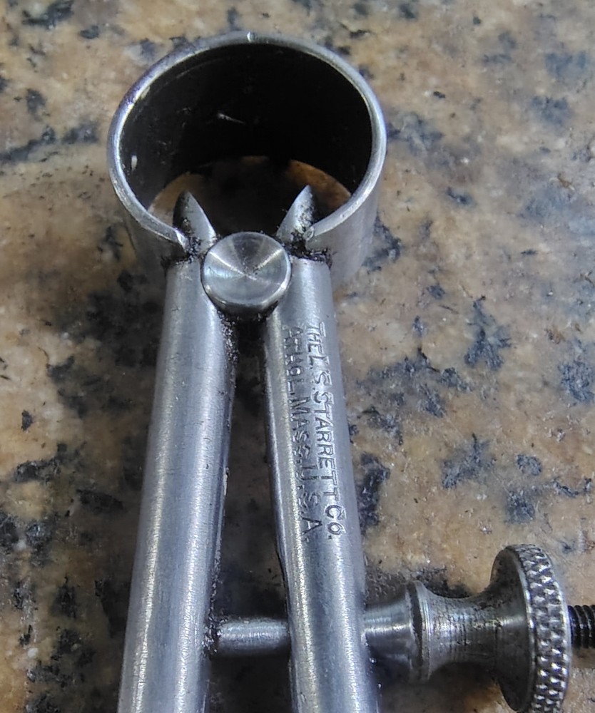🗽 VINTAGE STARRETT 4" OD CALIPER