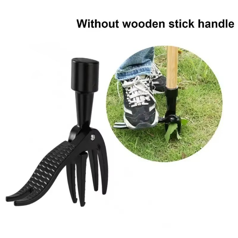 Weeder Puller Stand Up Weed Tool with Handle Garden Outdoor Root Remover Killer