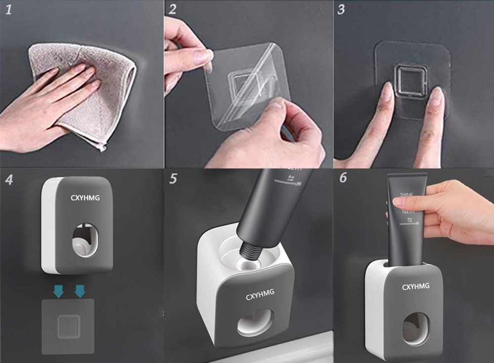 Automatic Toothpaste Dispenser for , 2 PCS Toothpaste Squeezer for & Family S...