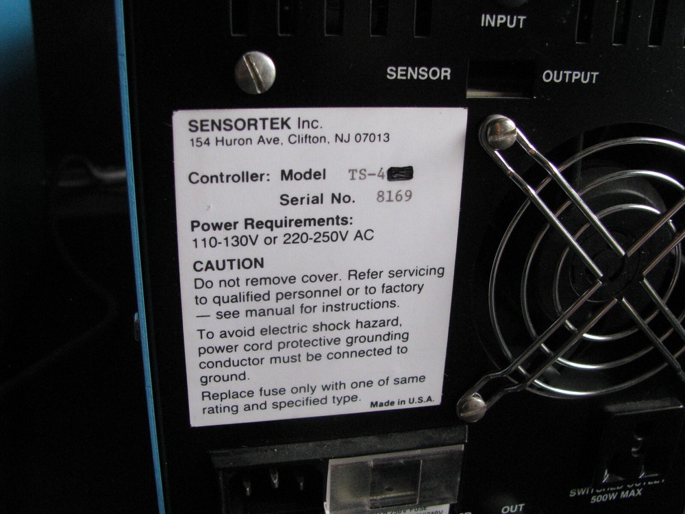 SENSORTEK PUMP/TANK & TS-4 CONTROLLER for MICROSCOPE HEATING/COOL THERMAL STAGE