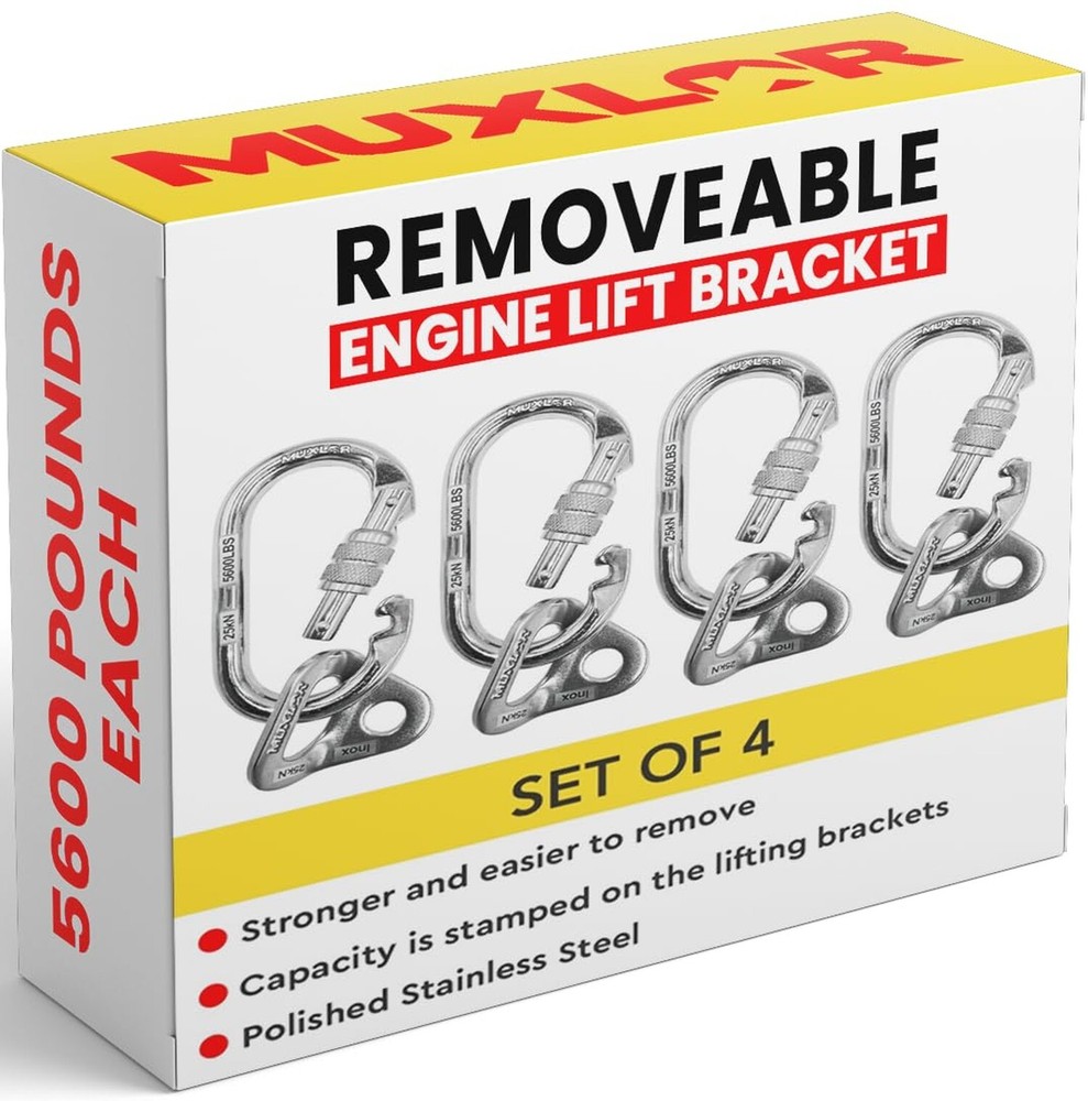 Tools 5600 lb - Removable Engine Lift Bracket for Crate Engine Hoist, Engine ...