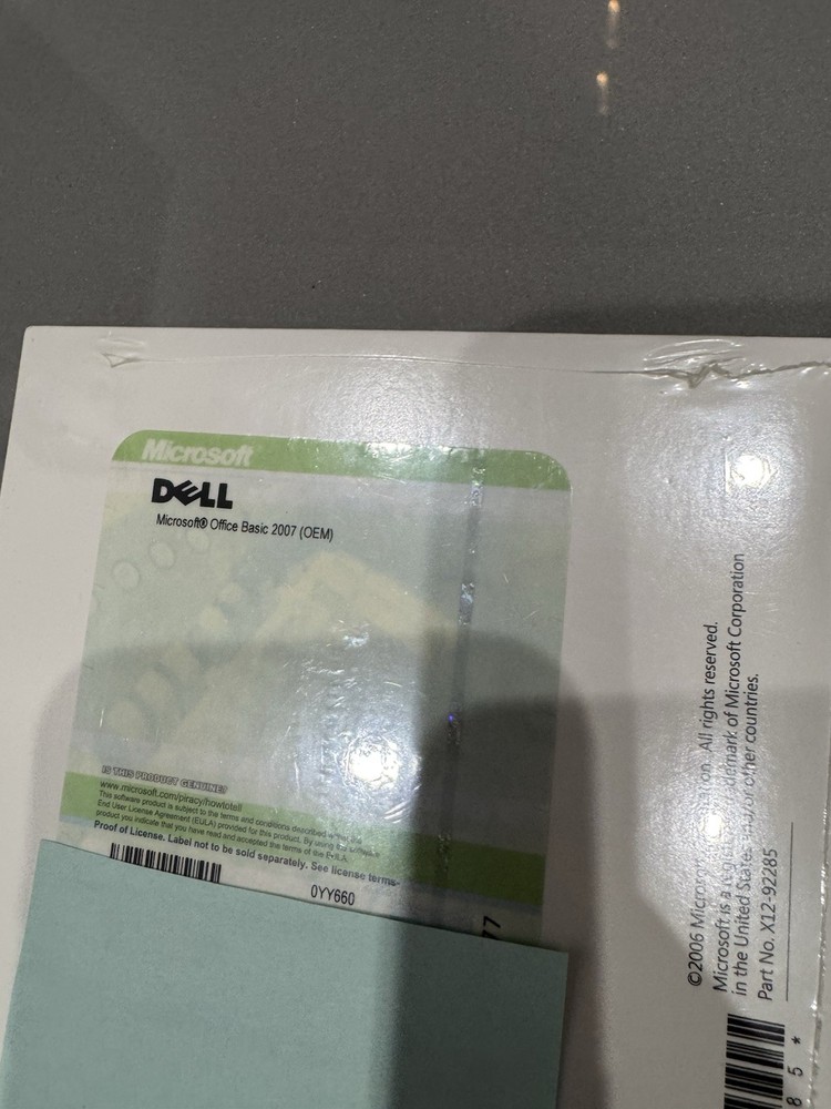 Microsoft Office 2007 Basic Edition BE Full English Version MS=BRAND NEW SEALED=