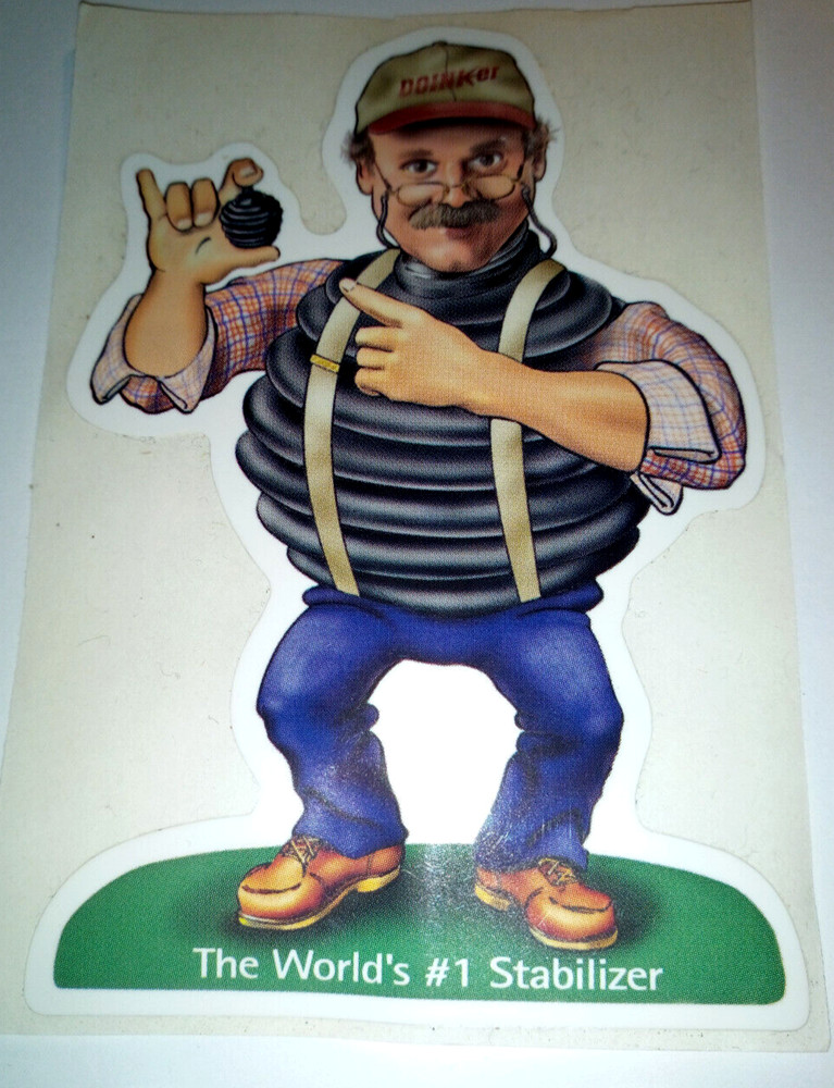 Vintage Doinker The World's #1 Stabilizer Archery Decal Sticker