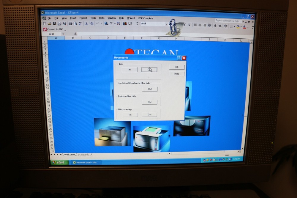 Tecan Ultra Evolution Microplate Reader w/XFluor Software