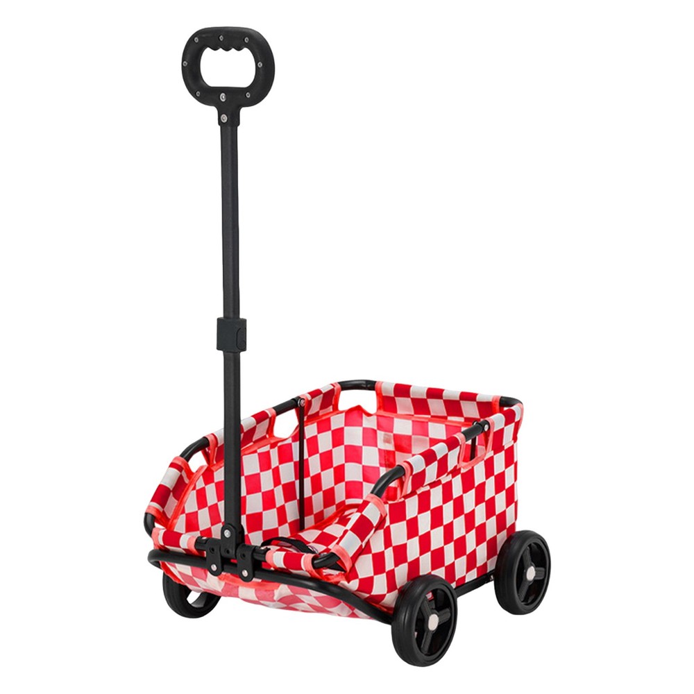 Ultra Thin Storage Pet Stroller Adjustable Front Back 360 Maneuverable Outdoor