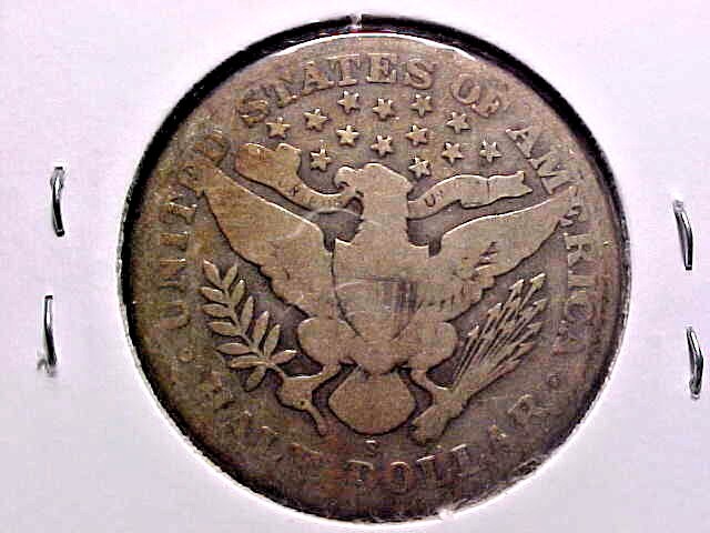 1913-S Barber Half Dollar
