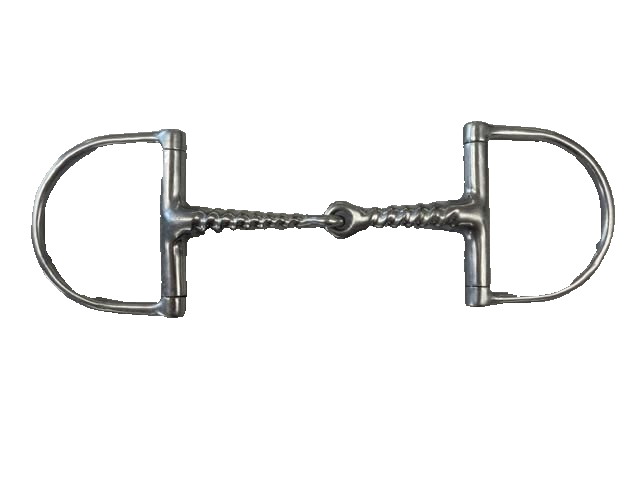 Equestrian Twisted Wire Hunter D-Ring Bit