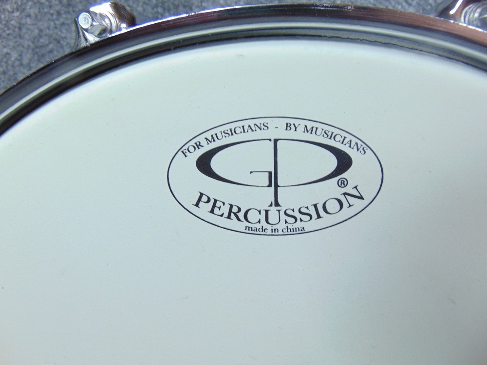 GP Percussion 14" Snare Drum Chrome Stand Bag Backpack Student Practice