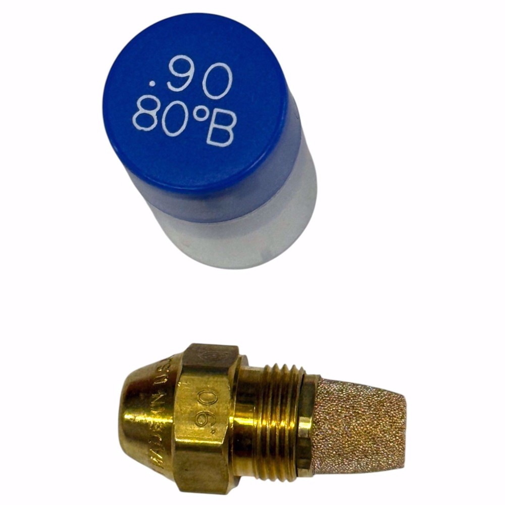 DELAVAN 0.90 GPH 80° B SOLID CONE NOZZLE W/ SINTERED FILTER