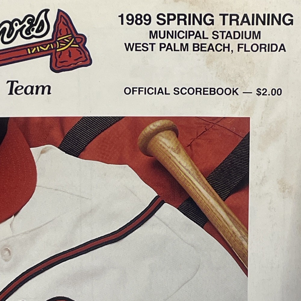 1984 Toronto Blue Jays v Atlanta Braves program ticket stubs/ plus 2 Programs