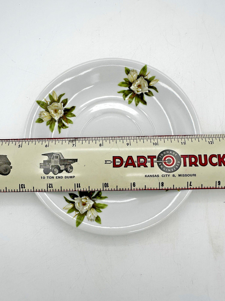 Magnolia Blossoms 6.75" Saucer Replacement Plate