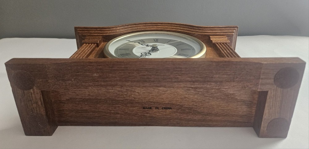 Seth Thomas Mantel Clock Wood Frame