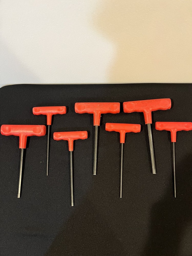 Craftsman 7 Pc Red T-Handle Hex Set