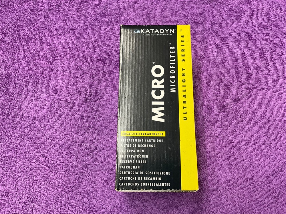 KATADYN PERSONAL MICRO WATER BOTTLE REPLACEMENT MICROFILTER NEW