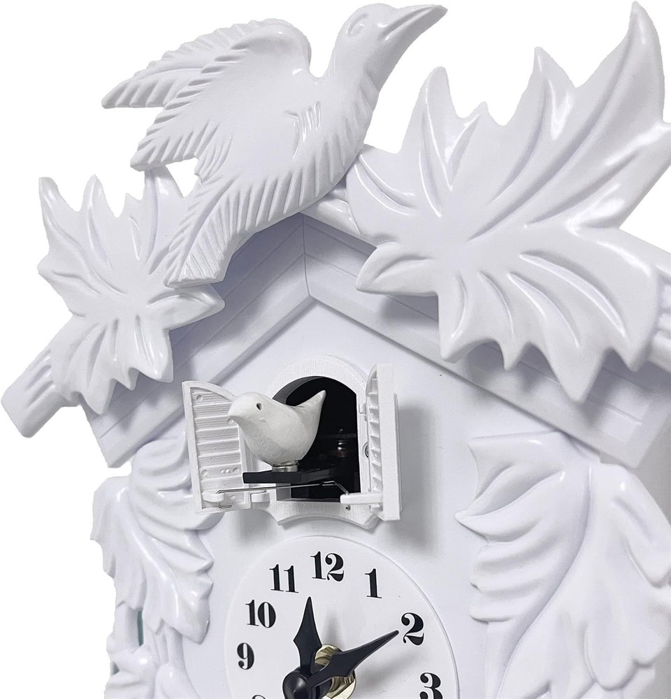 Unique Vintage Cuckoo Clock - Features Night/Day Modes and Adjustable Chime